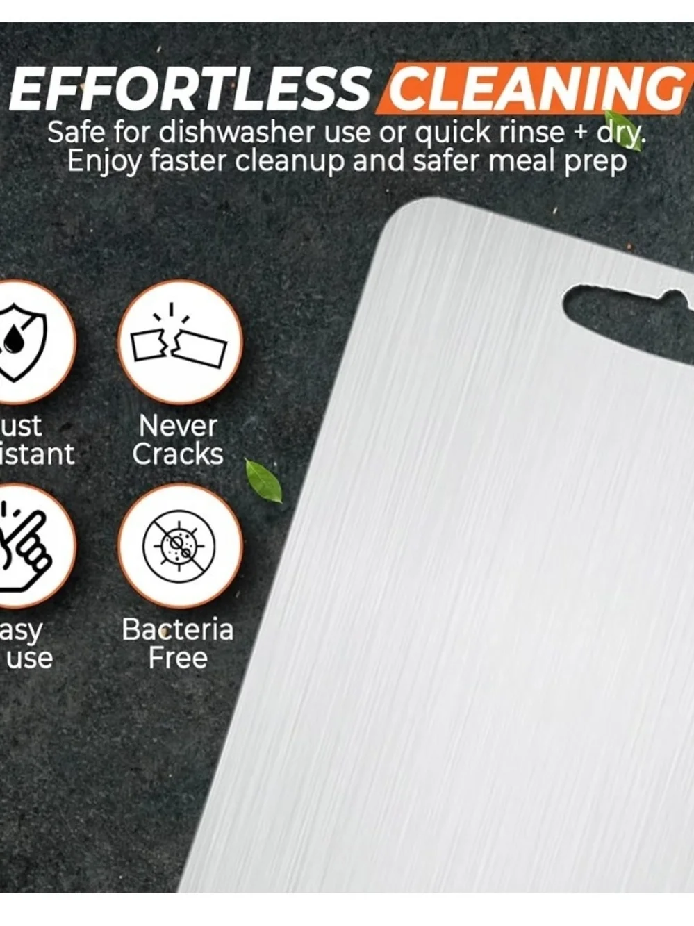 New Stainless Steel Cutting Board 10x14